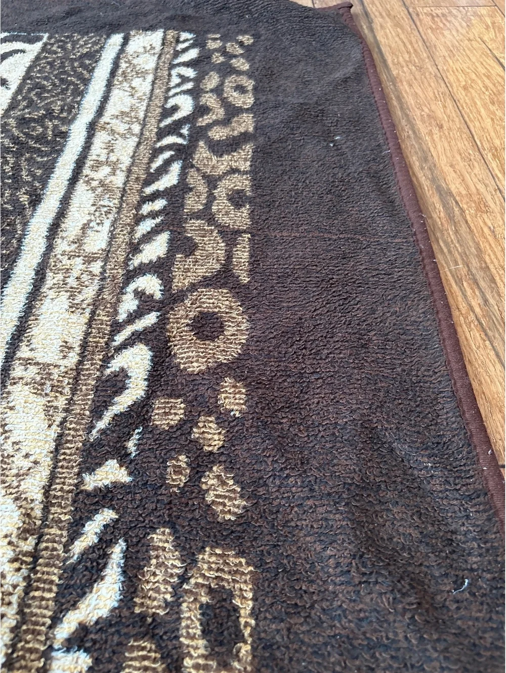 Vintage Hi Pile Leopard Throw Blanket by San Marcos Animal Print 56x76